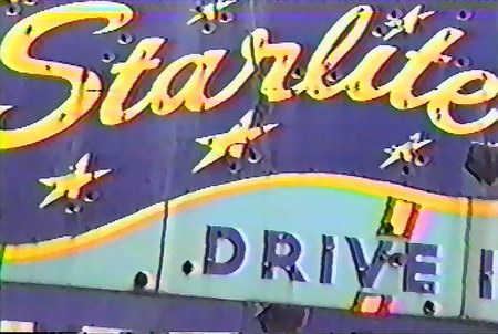 Starlite Drive-In Theatre - Sign Close Up From Darryl Burgess (newer photo)